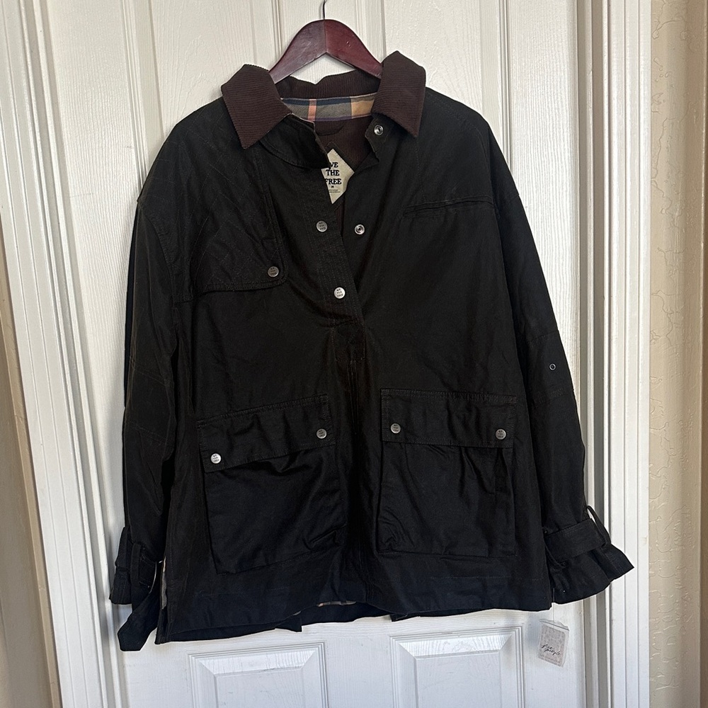 Free People Dark Field Jacket pullover new with tags